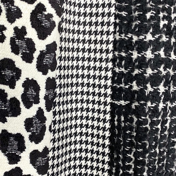 NWT ALICE + OLIVIA Clyde Pattern Mix Wool Blend Shift Mini Dress Sz 8 - Picture 8 of 11